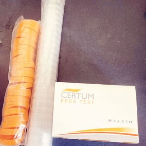 PRUEBA ANTIDOPING MULTIPANEL 6 PARAMETROS KIT C/25pz CERTUM INCLUYE VASOS Y TAPAS