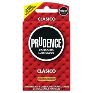 PRUDENCE CLASICO C/3 DE HULE LATEX NATURAL