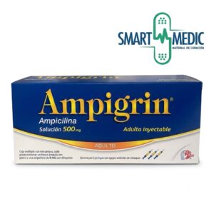 AMPIGRIN ADULTO SOL INY 500MG AMPICILINA