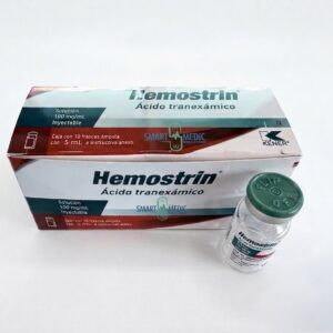HEMOSTRIN SOL INY 100MG/ML C/10 FRASCOS ACIDO TRANEXAMICO KENER